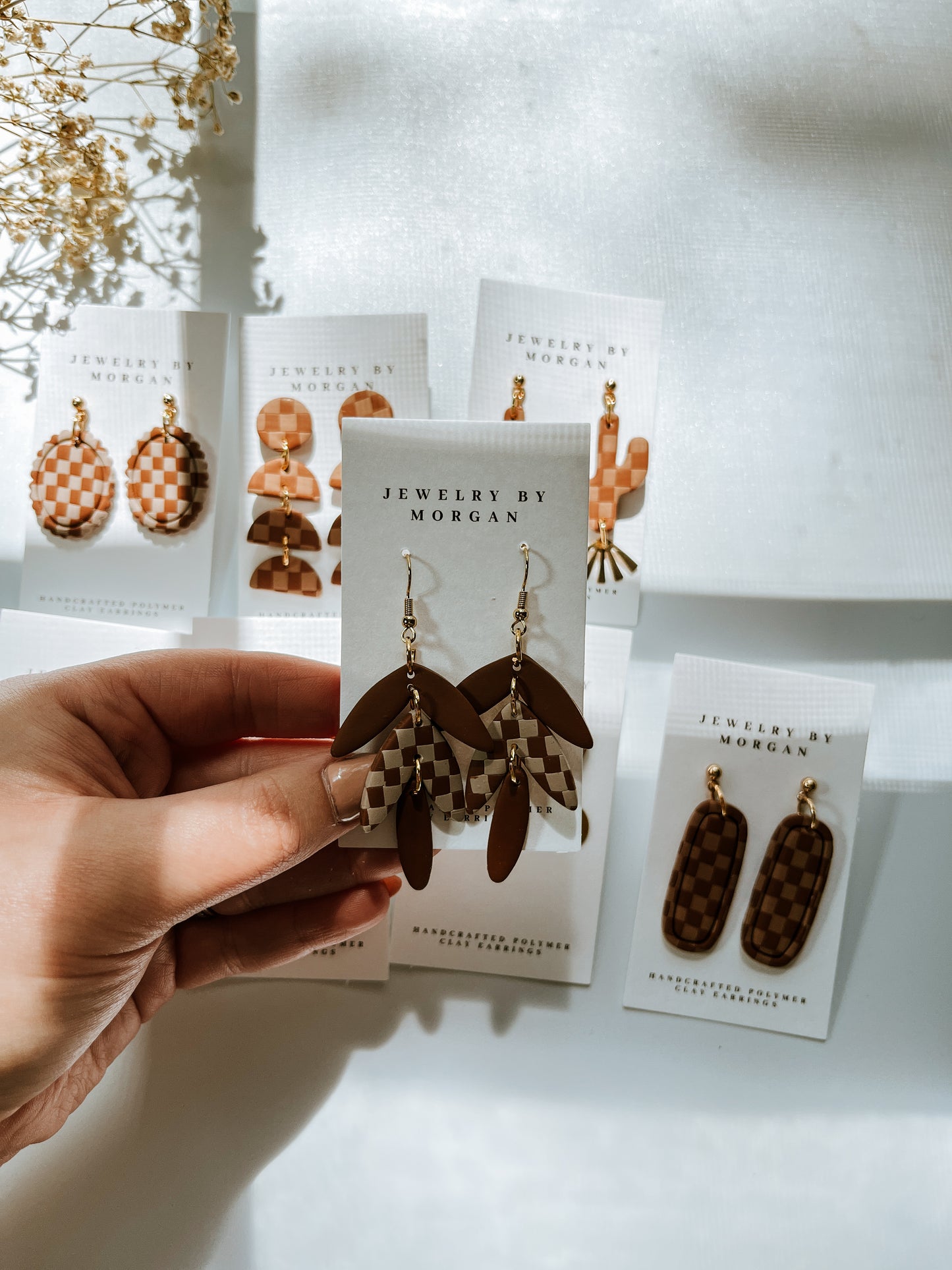 Brown Checker Print Collection