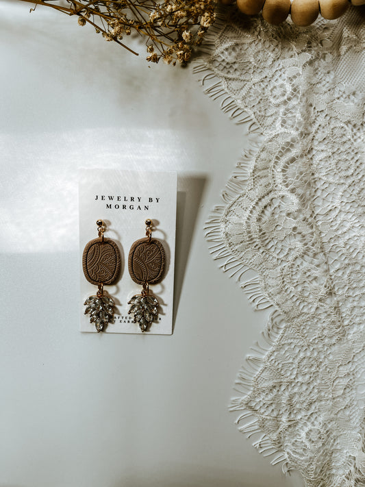 Lace Brown Dangles