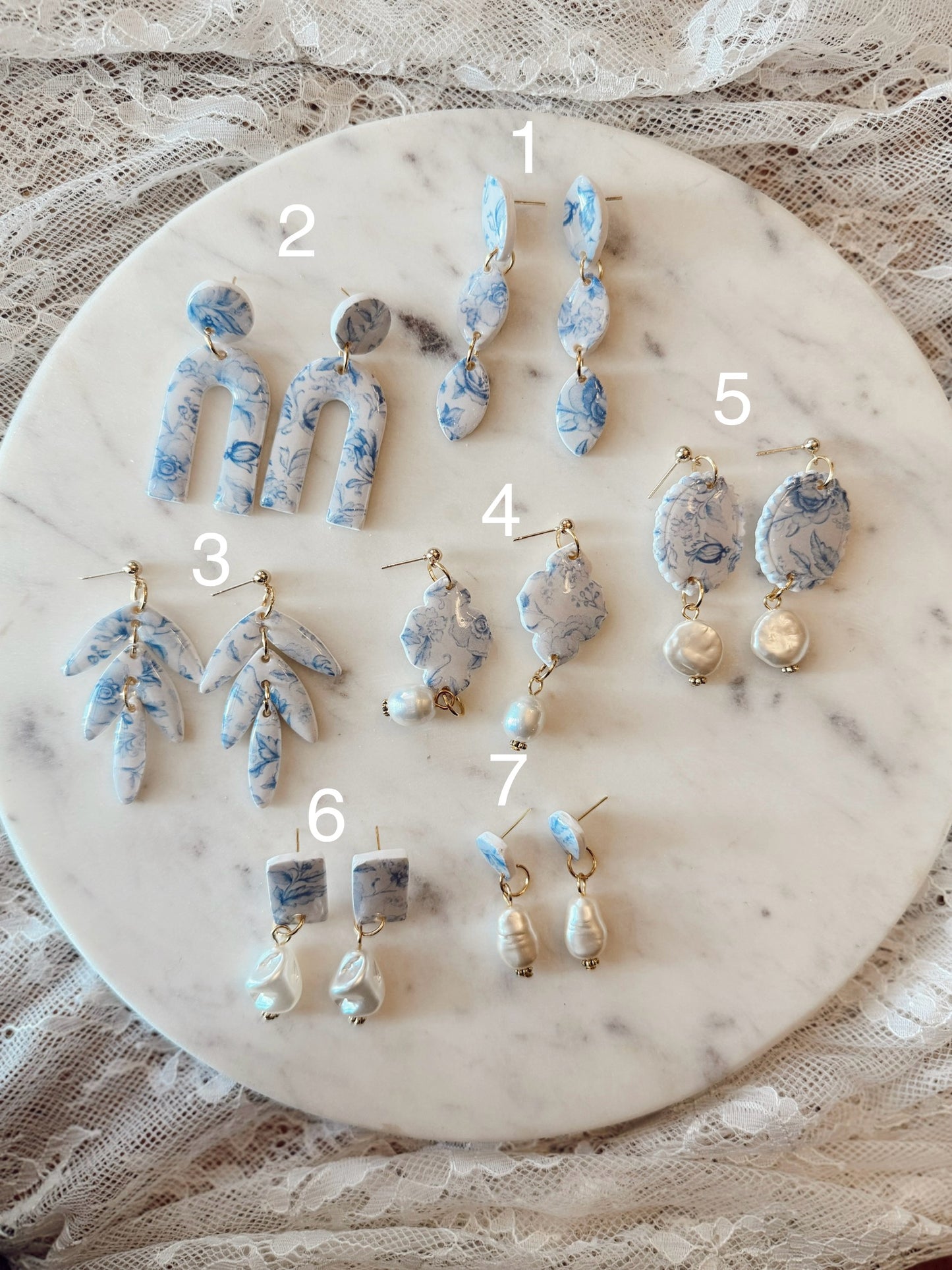 Blue & White Floral Collection